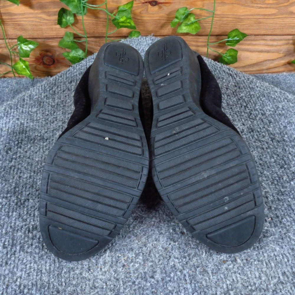 Cole Haan Tali Wedge Women Shoe Size 7 Professional Office Work Black Suede